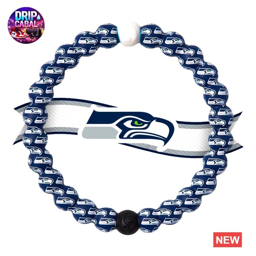 Silicone Beaded Bracelet Slide-On Stretch Fit Sports Fan Gear Unisex